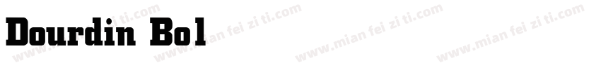 Dourdin Bold字体转换